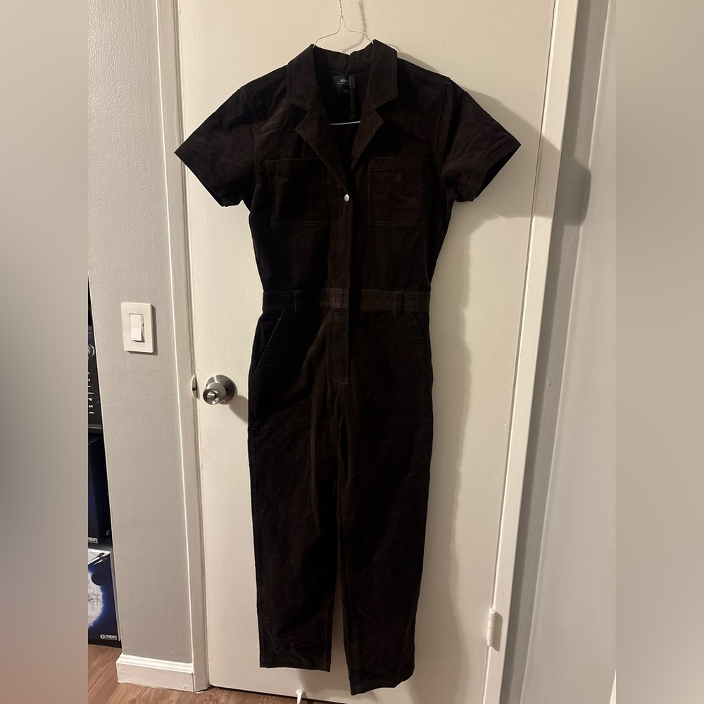 ROARK Women's Brown Corduroy Jumpsuit